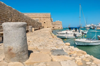maritime-venetian-fortress-heraklion-crete-greece-walls-koules-old-harbor-305863017